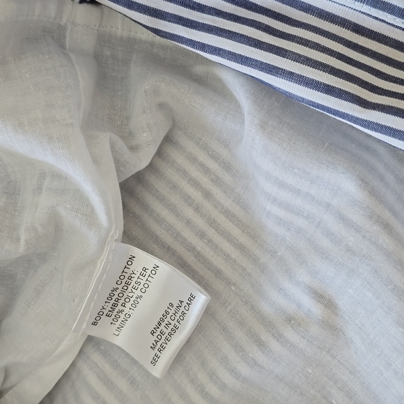 Fever Striped Pink Embroidered Women's Top - Picture 5 of 11